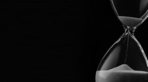a close-up of an hourglass