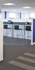 an office breakout area