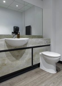 Midfix bathroom interior designed by Accent Office