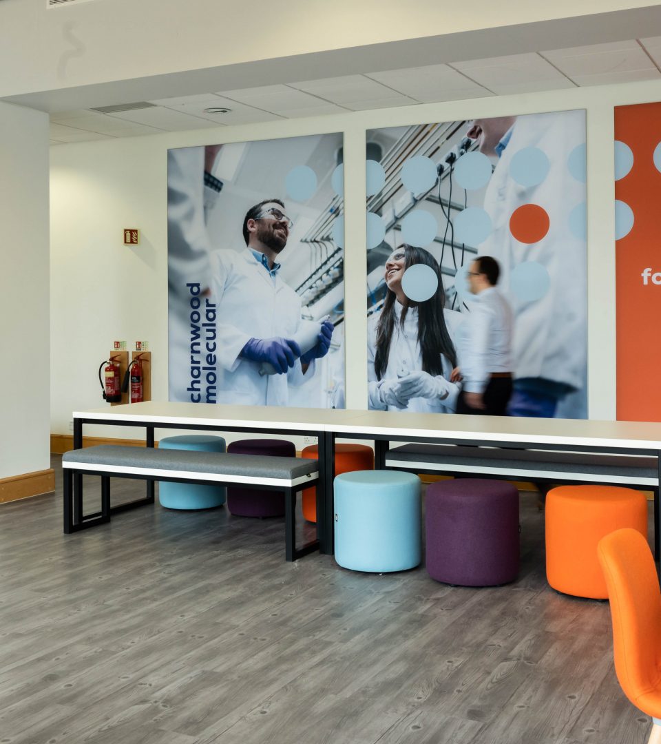 Charnwood Molecular interior designed by Accent Office